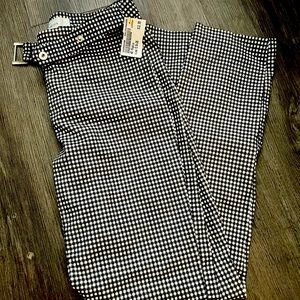 Plaid stretchy pants